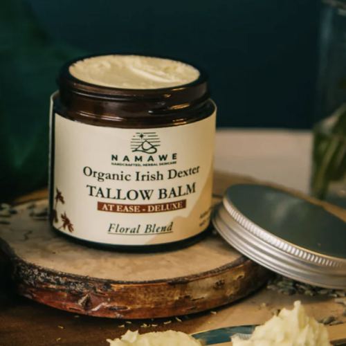 Deluxe Organic Dexter Tallow Balm with Floral Essential Oil Blend by Namawe (60ml)