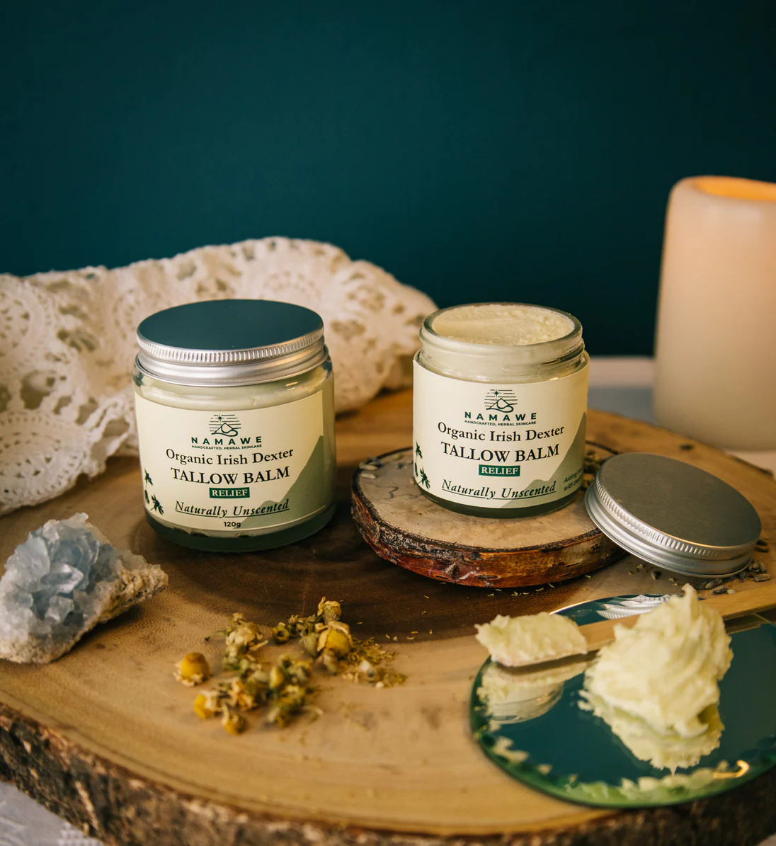 Organic Tallow Balm Naturally Unscented - Relief from Namawe