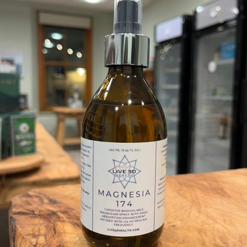 Magnesia 174 - Pure Magnesium Spray Infused with DMSO and 174Hz Healing Frequency (250ml - 8.45fl.oz.)