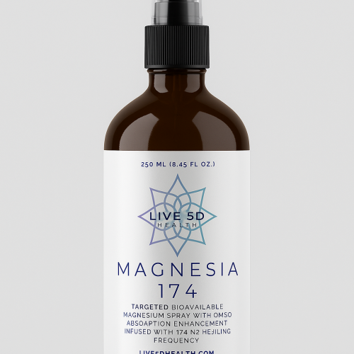 Magnesia 174 - Pure Magnesium Spray Infused with DMSO and 174Hz Healing Frequency (250ml - 8.45fl.oz.)