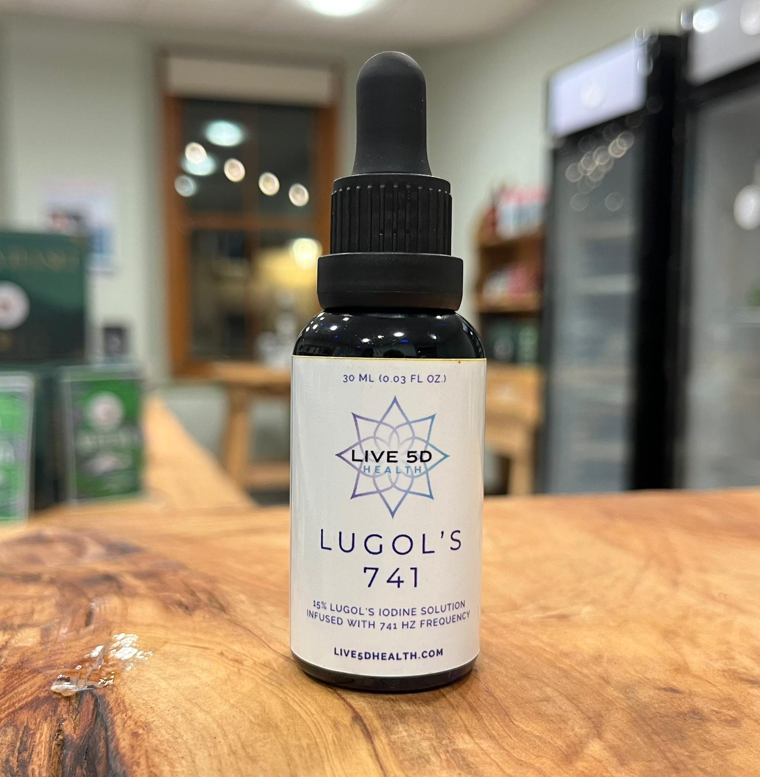 15% Lugol's Iodine Supplement (30ml) - "LUGOL'S 741" by Live5DHealth
