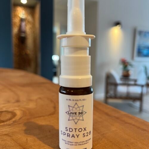 5DTOX-528 Nasal Detoxification Spray - Nattokinase, Curcumin, Bromelian, DMSO + 528Hz