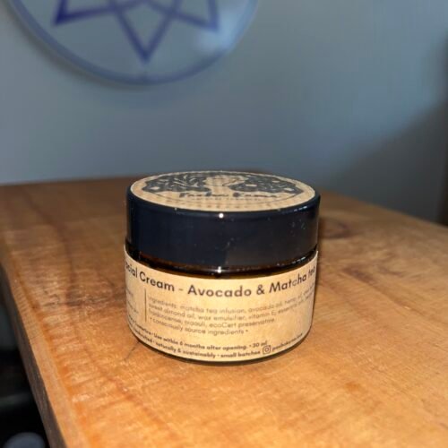 Avocado & Matcha Tea Facial Cream – 30ml - Pacha Kama