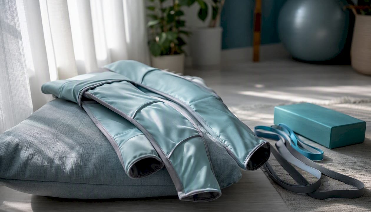 Compression garments and exercise tools for lymphoedema