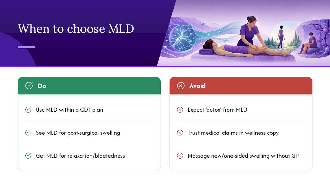 Is lymphatic drainage massage worth it? An honest take — overview diagram