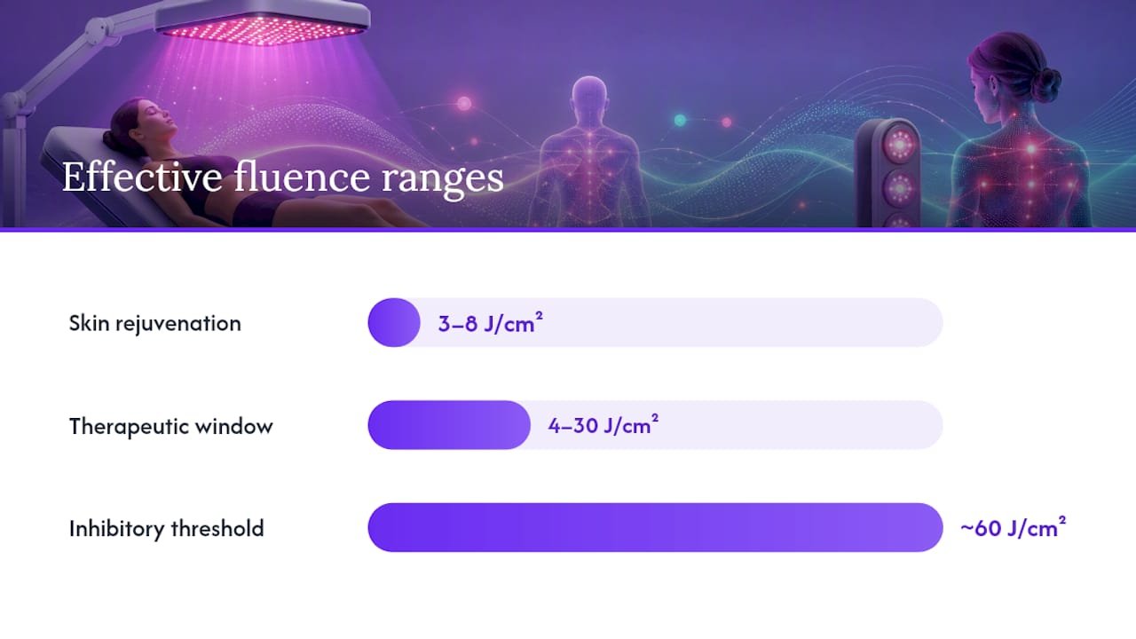 Matching fluence and wavelength to what you're treating — overview diagram